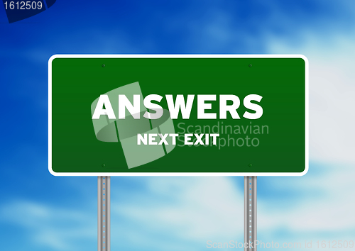 Image of Answers Street Sign