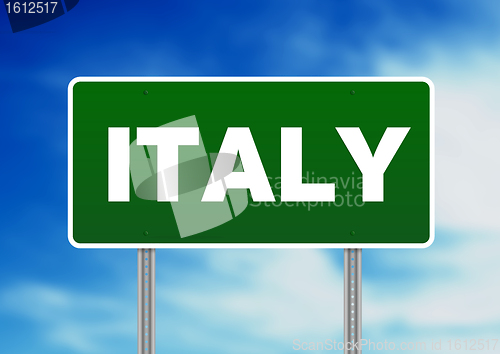 Image of Italy Highway Sign