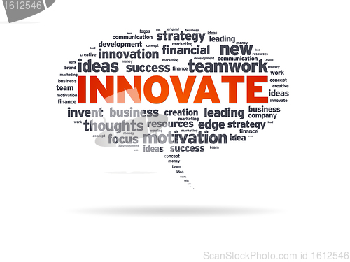 Image of Speech Bubble - Innovate