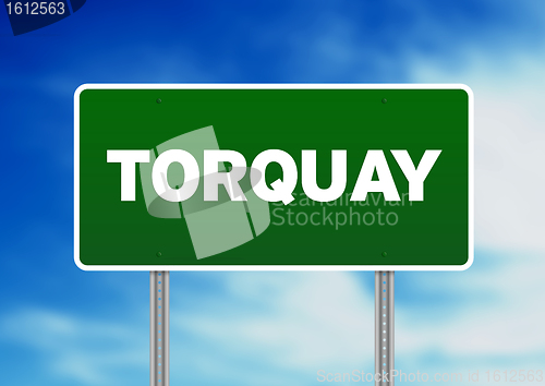Image of Green Road Sign -  Torquay, England