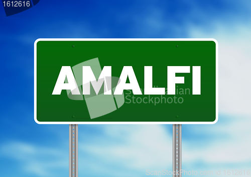 Image of Road Sign - Amalfi, Italy