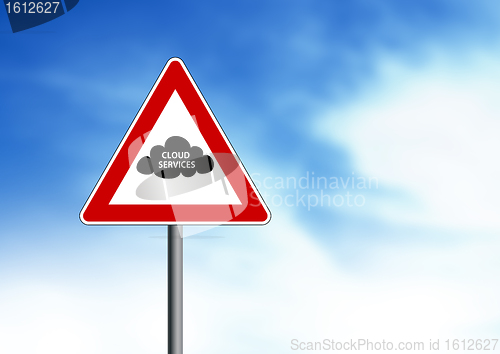 Image of Cloud Services Road Sign