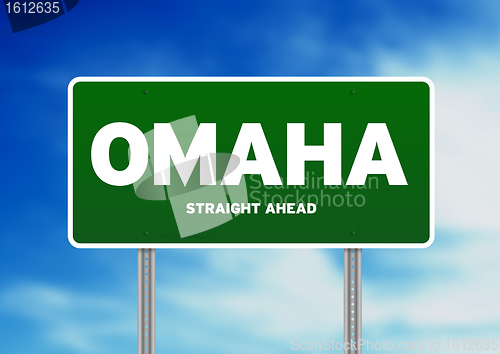 Image of Omaha, Nebraska Highway Sign