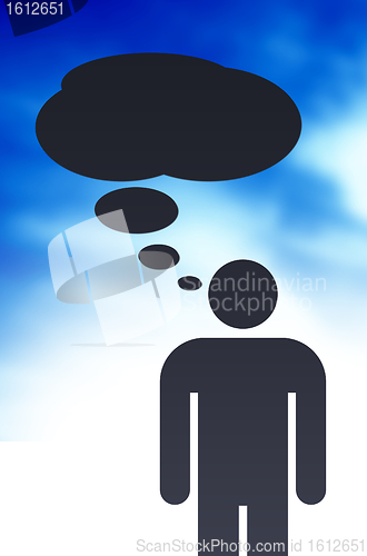 Image of Speech Bubble Man