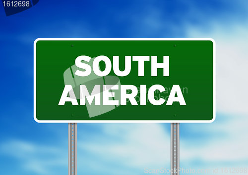 Image of South America Highway  Sign