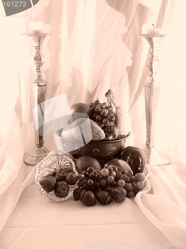 Image of Flowing Fruit Bowl Sepia