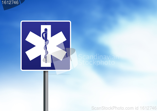 Image of Ambulance Road Sign