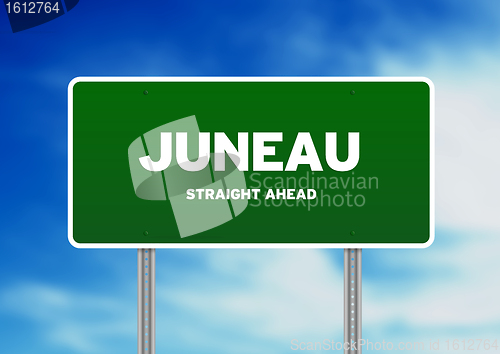 Image of Juneau, Alaska Highway  Sign