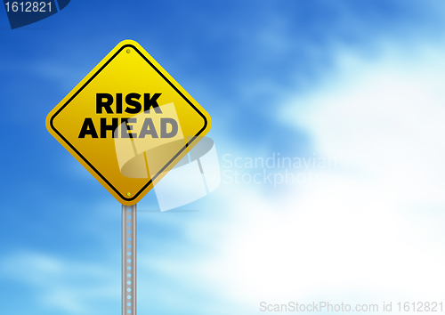 Image of Risk Ahead Road Sign