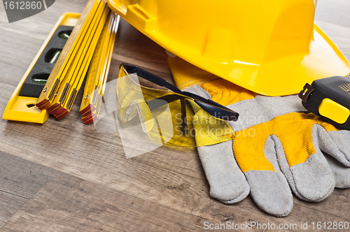 Image of Safety gear kit close up 