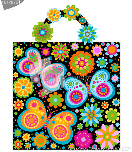 Image of flowers bag shape