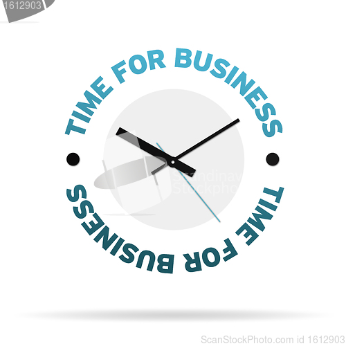 Image of Time For Business Clock
