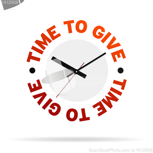 Image of Time to Give Clock