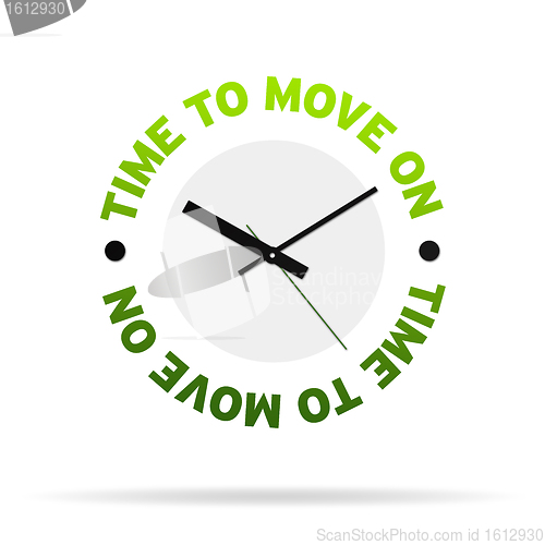 Image of Time to move on Clock