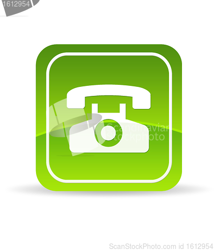 Image of Green telephone Icon