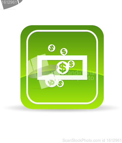 Image of Green Save Money Icon