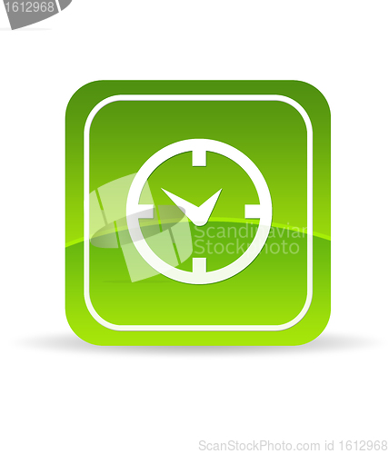 Image of Green clock Icon