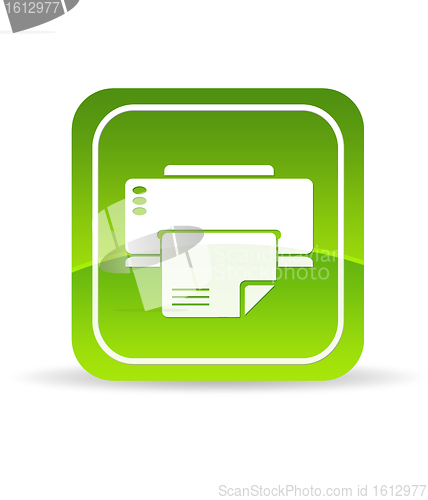 Image of Green Printer Icon