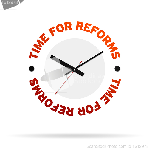Image of Time For Reforms Clock