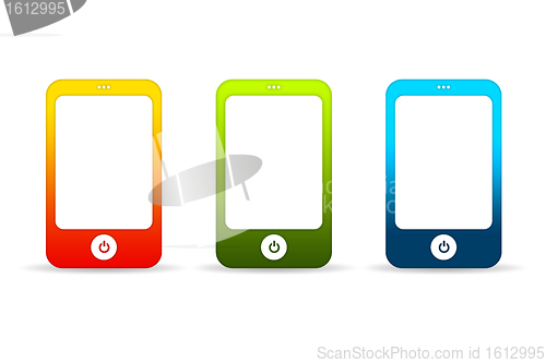 Image of Colorful Mobile Phones