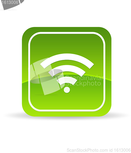 Image of Green Wifi Icon
