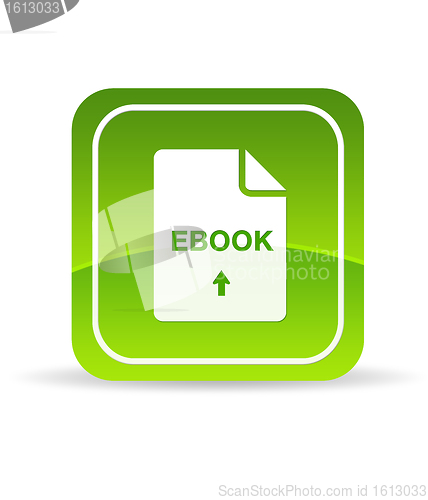 Image of Green Ebook Document Icon