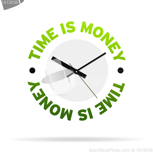 Image of Time is Money Clock