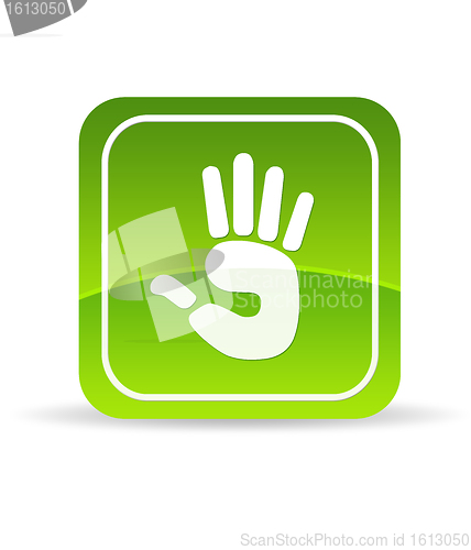 Image of Green Hand Icon