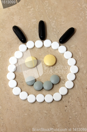 Image of pill face