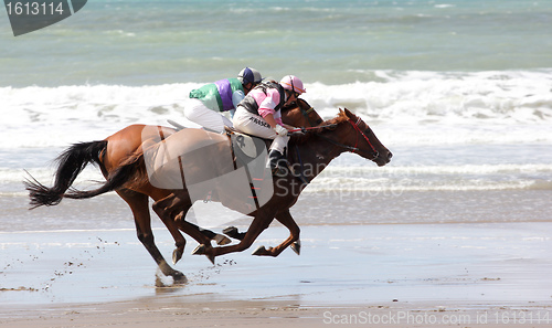 Image of beach race