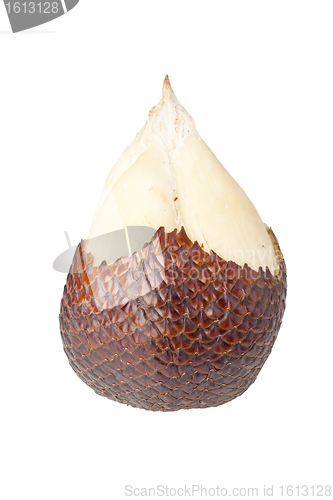 Image of Half peeled snake fruit