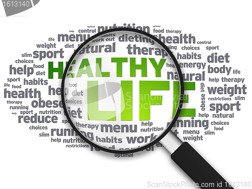 Image of Magnifying Glass - Healthy Life