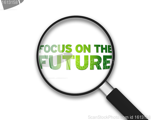 Image of Magnifying Glass - Focus on the future