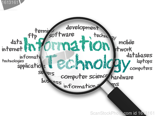 Image of Magnifying Glass - Information Technology