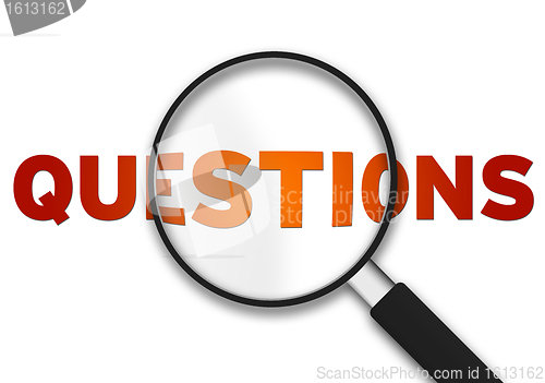 Image of Questions Magnifying Glass