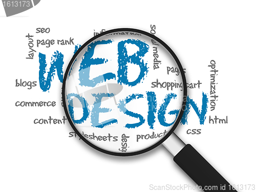 Image of Magnifying Glass - Web Design