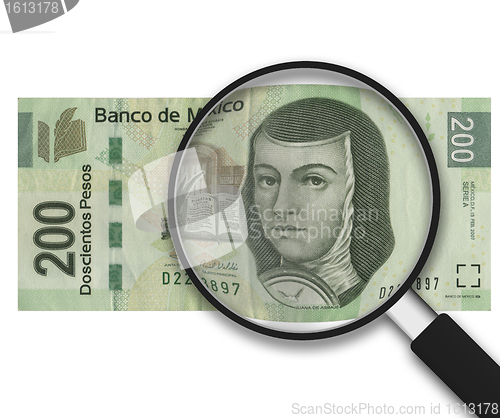 Image of Magnifying Glass - 200 Pesos - Front Side