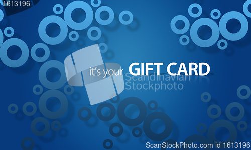 Image of Blue object Giftcard