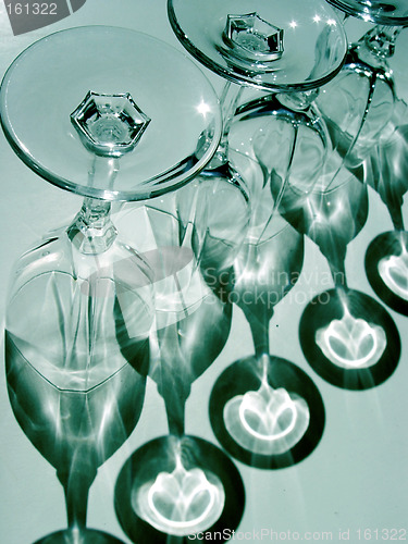 Image of Abstract wine glasses