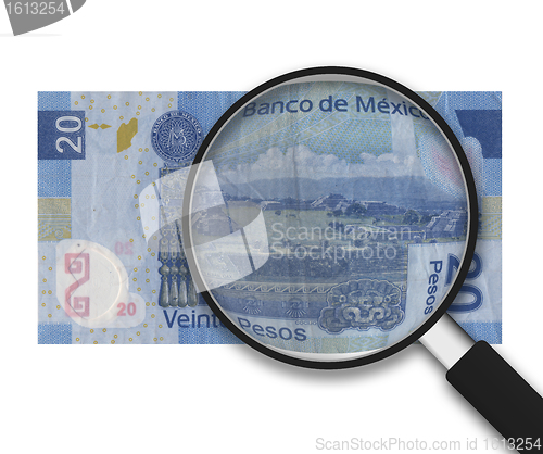 Image of Magnifying Glass - 20 Pesos