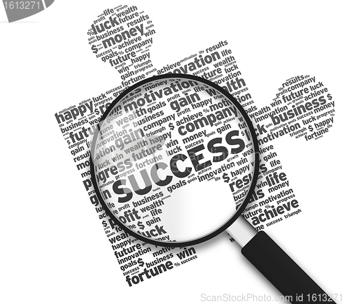 Image of Magnifying Glass - Success Puzzle