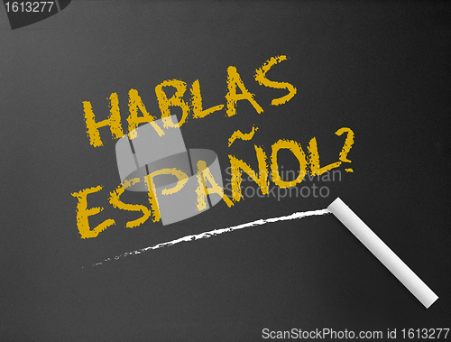 Image of Chalkboard - Hablas Espanol