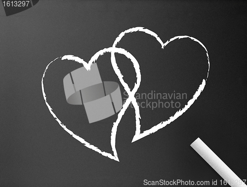 Image of Chalkboard - Hearts