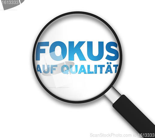 Image of Magnifying Glass - Focus on Quality
