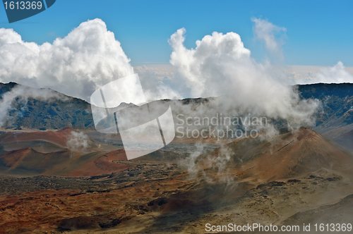 Image of Haleakala Volcano and Crater Maui Hawaii 