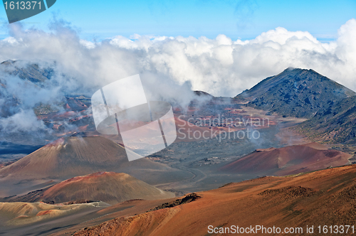 Image of Haleakala Volcano and Crater Maui Hawaii 