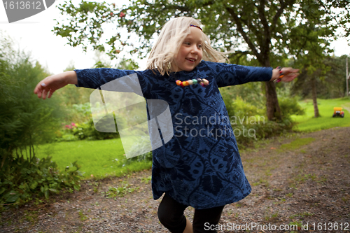 Image of Little girl dancing