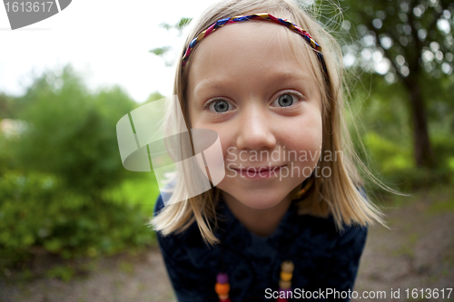 Image of Portrait of a little girl