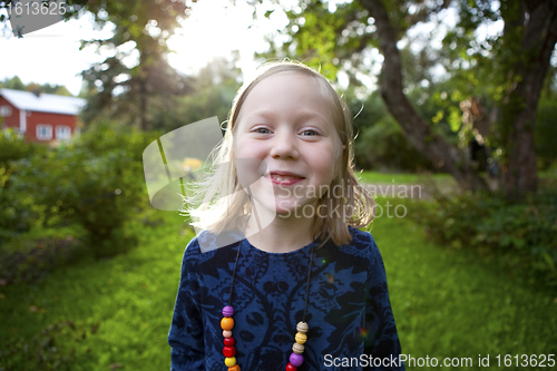 Image of Portrait of a little girl