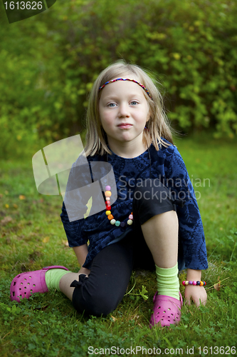 Image of Portrait of a little girl